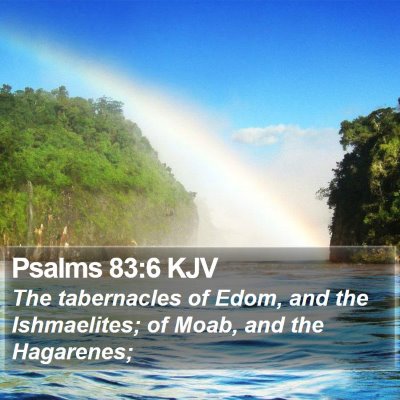 Psalms 83:6 KJV Bible Verse Image