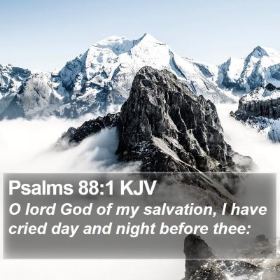 Psalms 88:1 KJV Bible Verse Image
