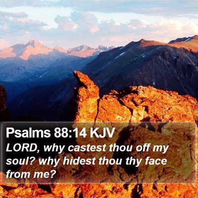 Psalms 88:14 KJV Bible Verse Image