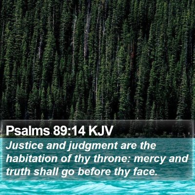 Psalms 89:14 KJV Bible Verse Image