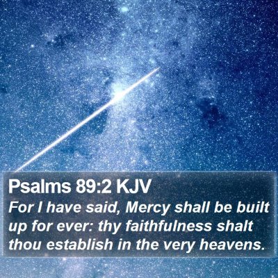 Psalms 89:2 KJV Bible Verse Image