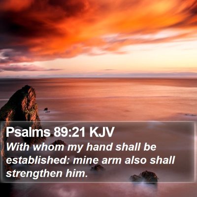 Psalms 89:21 KJV Bible Verse Image