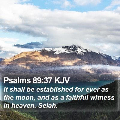 Psalms 89:37 KJV Bible Verse Image