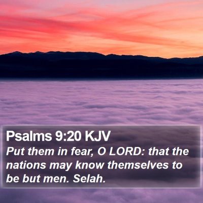 Psalms 9:20 KJV Bible Verse Image