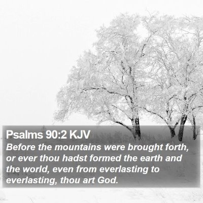 Psalms 90:2 KJV Bible Verse Image