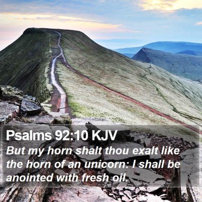 Psalms 92:10 KJV Bible Verse Image