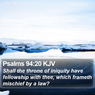 Psalms 94:20 KJV Bible Verse Image