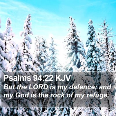 Psalms 94:22 KJV Bible Verse Image