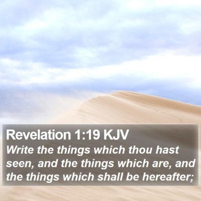 Revelation 1:19 KJV Bible Verse Image