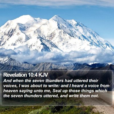 Revelation 10:4 KJV Bible Verse Image