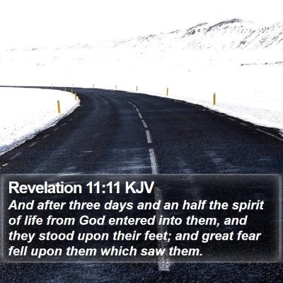 Revelation 11:11 KJV Bible Verse Image