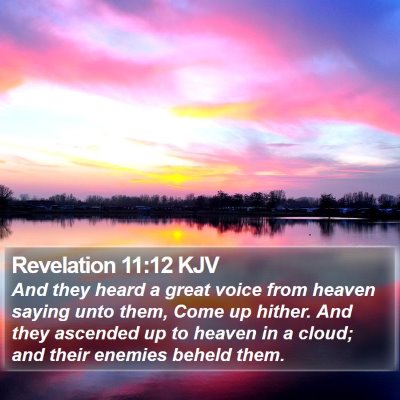 Revelation 11:12 KJV Bible Verse Image
