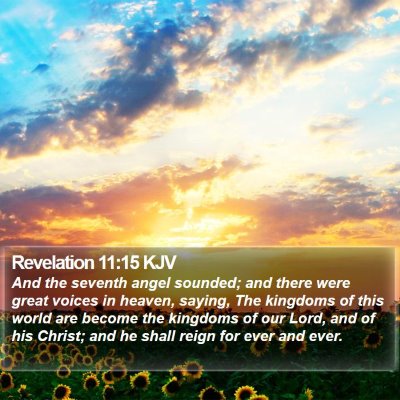 Revelation 11:15 KJV Bible Verse Image