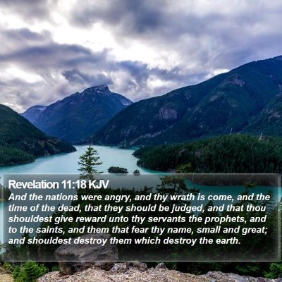Revelation 11:18 KJV Bible Verse Image