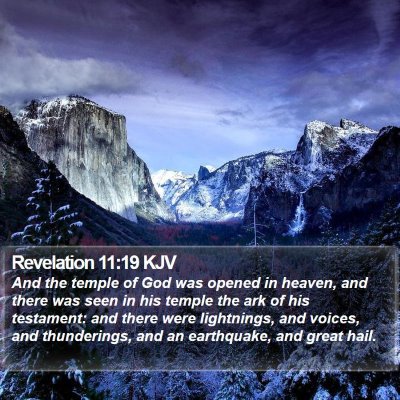 Revelation 11:19 KJV Bible Verse Image