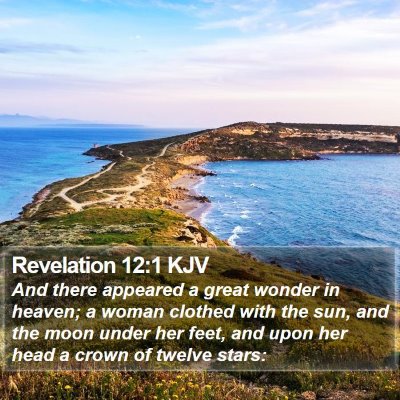 Revelation 12:1 KJV Bible Verse Image