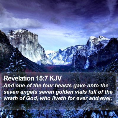 Revelation 15:7 KJV Bible Verse Image