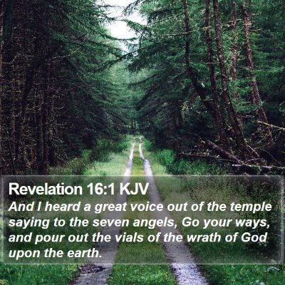 Revelation 16:1 KJV Bible Verse Image
