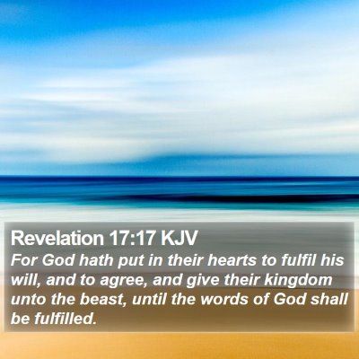Revelation 17:17 KJV Bible Verse Image