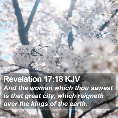 Revelation 17:18 KJV Bible Verse Image