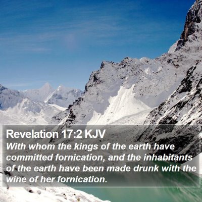 Revelation 17:2 KJV Bible Verse Image