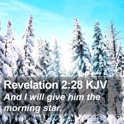 Revelation 2:28 KJV Bible Verse Image