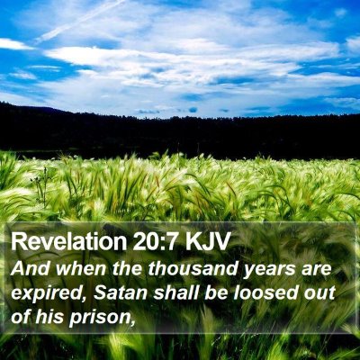 Revelation 20:7 KJV Bible Verse Image