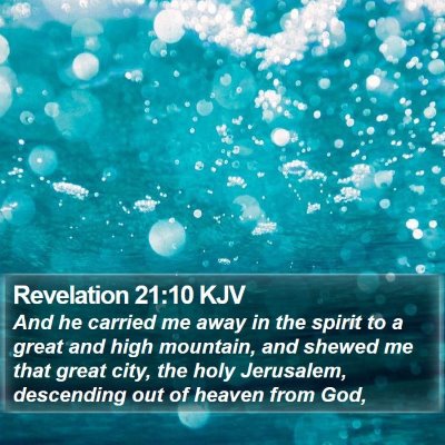 Revelation 21:10 KJV Bible Verse Image