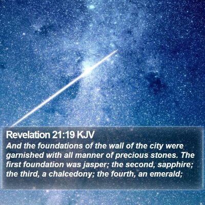 Revelation 21:19 KJV Bible Verse Image