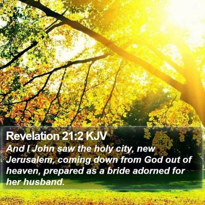 Revelation 21:2 KJV Bible Verse Image