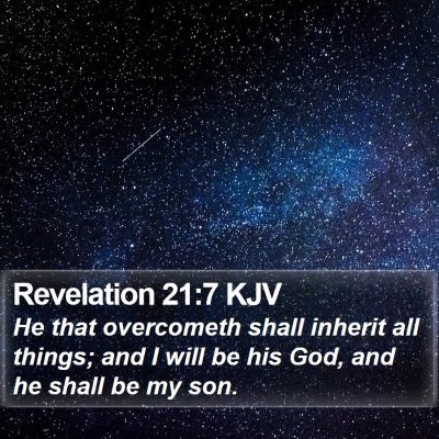 Revelation 21:7 KJV Bible Verse Image