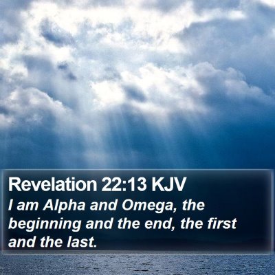 Revelation 22:13 KJV Bible Verse Image