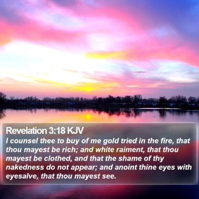 Revelation 3:18 KJV Bible Verse Image