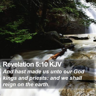 Revelation 5:10 KJV Bible Verse Image