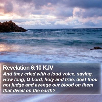 Revelation 6:10 KJV Bible Verse Image