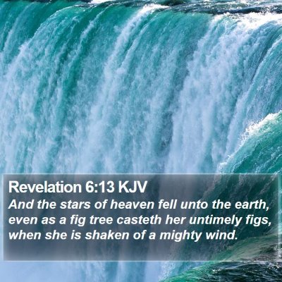 Revelation 6:13 KJV Bible Verse Image