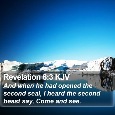 Revelation 6:3 KJV Bible Verse Image