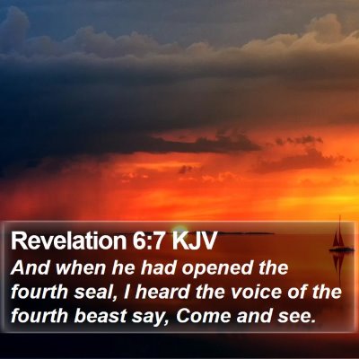 Revelation 6:7 KJV Bible Verse Image