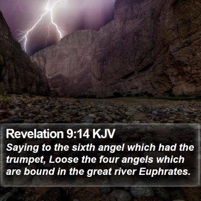 Revelation 9:14 KJV Bible Verse Image