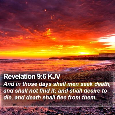 Revelation 9:6 KJV Bible Verse Image