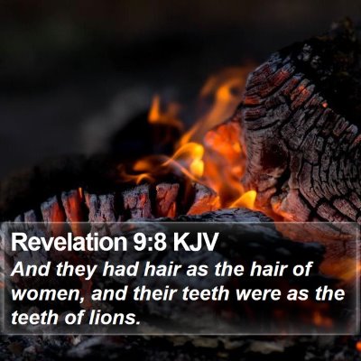 Revelation 9:8 KJV Bible Verse Image
