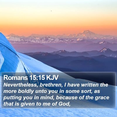 Romans 15:15 KJV Bible Verse Image