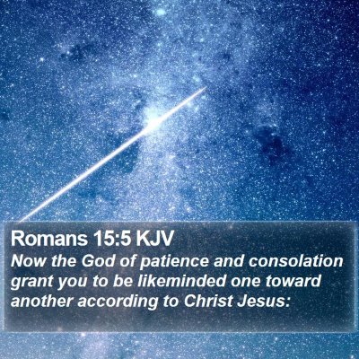 Romans 15:5 KJV Bible Verse Image