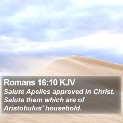 Romans 16:10 KJV Bible Verse Image