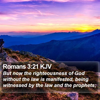 Romans 3:21 KJV Bible Verse Image