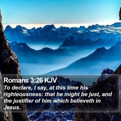 Romans 3:26 KJV Bible Verse Image