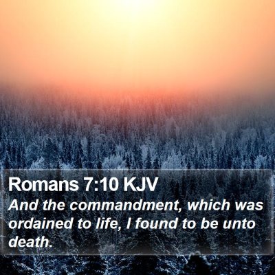 Romans 7:10 KJV Bible Verse Image