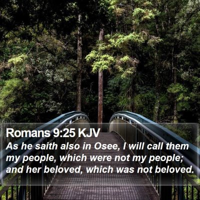 Romans 9:25 KJV Bible Verse Image