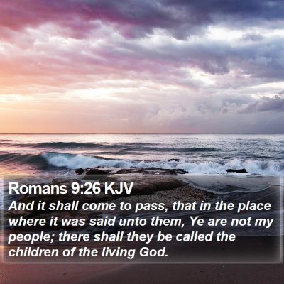 Romans 9:26 KJV Bible Verse Image