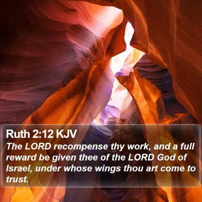 Ruth 2:12 KJV Bible Verse Image